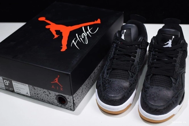 Cheap TB Jordan Air Laser 4 Retro Black CI1184-001 0702